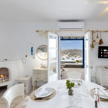 Mykonos Psarou Place With Private Jacuzzi 프사로우