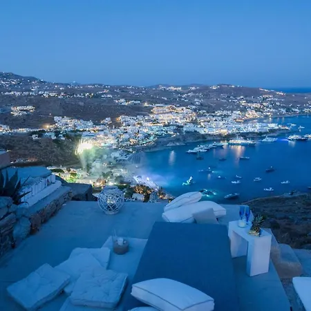 빌라 Mykonos Psarou Place With Private Jacuzzi