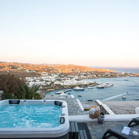 빌라 Mykonos Psarou Place With Private Jacuzzi