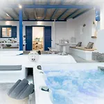 빌라 Mykonos Psarou Place With Private Jacuzzi 프사로우