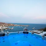 빌라 Mykonos Psarou Place With Private Jacuzzi 프사로우