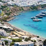 빌라 Mykonos Psarou Place With Private Jacuzzi 프사로우